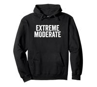 Funny Extreme Moderate Liberal Conservative Politics Design Felpa con Cappuccio