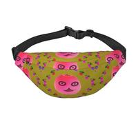 Funny Face Peach Boys Crossbody Marsupio grande da viaggio alla moda per sport, corsa, ciclismo, viaggi, pesca