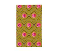 Funny Face Peach Flag.Bandiera decorativa per esterni 0,9 x 1,5 m, striscione verticale in poliestere