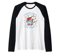 Funny Fall GNOME Flower Fun Quote for Spring And Gardener Maglia con Maniche Raglan