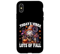 Funny Fall Saying For Garden Mom With Autumn Leaves Gnome Custodia per iPhone X/XS