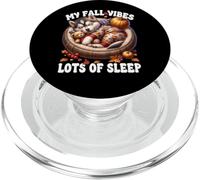 Funny Fall Saying For Husky Dad And Husky Mom Autumn Sleep PopSockets PopGrip per MagSafe