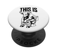 Funny Farm Life Questo è Bull PopSockets PopGrip Adesivo