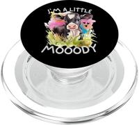 Funny Farming - I'm A Little Moody - Adorabile mucca - Contadino PopSockets PopGrip per MagSafe