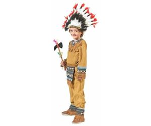 Funny Fashion Costume da Ragazzo Indiano Cherokee (3-4 Anni)