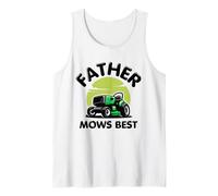 Funny Father Mows Best Canotta