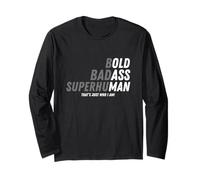 Funny Father Quote Joke Old Man Saying Bold Dad Pun Maglia a Manica