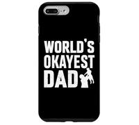 Funny Father World's Okayest Dad Custodia per iPhone 7 Plus/8 Plus