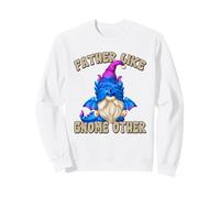 Funny Fathers Day GNOME Graphic for Men Bearded Dragon Dad Felpa