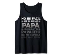 Funny Father's Day Spanish Dia del Padre Regalos para Papa Canotta