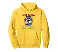 Funny Father's Just a dad who always returned with the Milk Felpa con Cappuccio