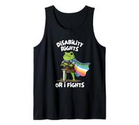 Funny Fight Until Disability Rights Medieval Frog Meme Canotta