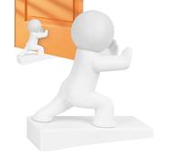 Funny Figure Wedge - 12,2 x 12 cm ABS - Fermaporta | Simpatico supporto decorativo antiscivolo per protezione del pavimento | Fermaporta resistente per casa, ufficio, hotel