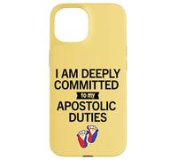 Funny Filipino Grandparent Apostolic Duties Dad Joke Custodia per iPhone 15