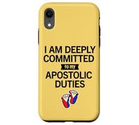 Funny Filipino Grandparent Apostolic Duties Dad Joke Custodia per iPhone XR