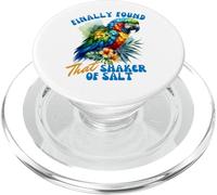 Funny Finally Found That Shaker Of Salt Parrot Bird Zoo Trip PopSockets PopGrip per MagSafe