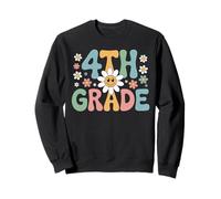 Funny First Day of School 4th Fourth Grade Felpa