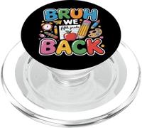 Funny First Day Of School 5th Fifth Grade Bruh We back PopSockets PopGrip per MagSafe