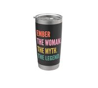 Funny First Name Design for Women - Ember Bicchiere termico in acciaio inox doppia parete