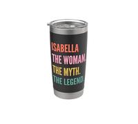 Funny First Name Design for Women - Isabella Bicchiere termico in acciaio inox doppia parete
