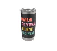 Funny First Name Design for Women - Marilyn Bicchiere termico in acciaio inox doppia parete