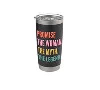 Funny First Name Design for Women - Promise Bicchiere termico in acciaio inox doppia parete