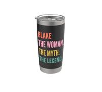 Funny First Name Design Woman Myth Legend - Blake Bicchiere termico in acciaio inox doppia parete