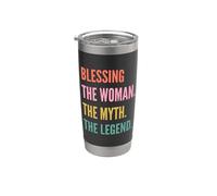 Funny First Name Design Woman Myth Legend - Blessing Bicchiere termico in acciaio inox doppia parete