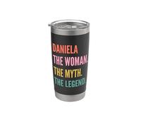 Funny First Name Design Woman Myth Legend - Daniela Bicchiere termico in acciaio inox doppia parete