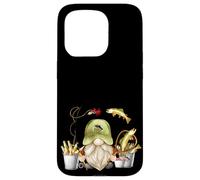 Funny Fishing And Beer Motif For Men And Dad Fisherman Gnome Custodia per iPhone 15 Pro