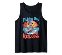 Funny Fishing Dad Like A Regular Dad But Reel Cool Canotta
