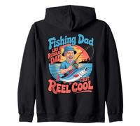 Funny Fishing Dad Like A Regular Dad But Reel Cool Felpa con Cappuccio