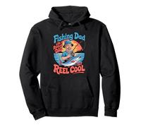 Funny Fishing Dad Like A Regular Dad But Reel Cool Felpa con Cappuccio
