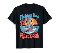 Funny Fishing Dad Like A Regular Dad But Reel Cool Maglietta