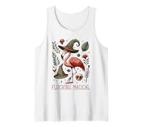 Funny Flamingo Pun Flocking Magical Pagan Wiccan Witch Canotta