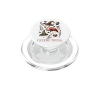 Funny Flamingo Pun Flocking Magical Pagan Wiccan Witch PopSockets PopGrip per MagSafe