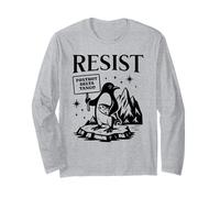 Funny Flippers Up Resist Penguins Protest Against Tariffs Maglia a Manica