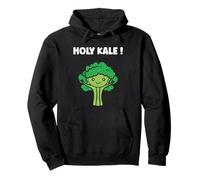 Funny Food Vegetable Minimalist Simple Holy Kale Felpa con Cappuccio