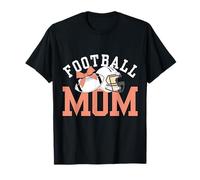 Funny Football Mom Tee for Sports Lovers and Game Day Maglietta
