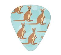 Funny for Kangaroo Zoo Plettro per chitarra avanzato 12 pezzi Tre spessori per basso, chitarra elettrica, borsa per chitarra acustica