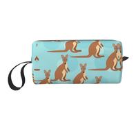 Funny for Kangaroo Zoo Print Compact Storage Bag, Minimalista Carry Bag, grande capacità Tote per il trasporto protettivo