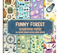 Funny Forest Scrapbook Paper: Decorative Nature-Inspired Paper for DIY Journaling, Card Making & Fun Crafting