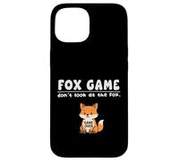 Funny Fox Game Animal Dont Look Game Over Ragazzi Ragazze Bambini Custodia per iPhone 15
