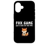 Funny Fox Game Animal Dont Look Game Over Ragazzi Ragazze Bambini Custodia per iPhone 16