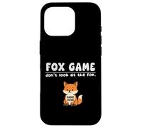 Funny Fox Game Animal Dont Look Game Over Ragazzi Ragazze Bambini Custodia per iPhone 16 Pro