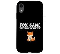 Funny Fox Game Animal Dont Look Game Over Ragazzi Ragazze Bambini Custodia per iPhone XR