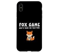 Funny Fox Game Animal Dont Look Game Over Ragazzi Ragazze Bambini Custodia per iPhone XS Max