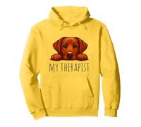 Funny Fox Red Labrador Dog Owner Felpa con Cappuccio