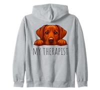 Funny Fox Red Labrador Dog Owner Felpa con Cappuccio