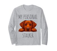 Funny Fox Red Labrador Dog Owner Maglia a Manica
